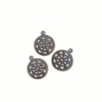 50pcs Light weight Bronze Charms Antiqued in Size approximately  14x17mm