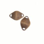 20pcs Light weight Bronze Charms Antiqued in Size approximately  14x21mm