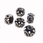 20pcs pkg. Rondelle in Size approx  12x18mm High quality of artisan lampwork beads diect from Skilled Craftsman