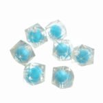 25pcs Acrylic Faceted large size about 16mm beads Turquoise color