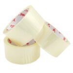3 Inch White Cello Adhesive BOPP Tape, Thickness: 44 Microns approx 60~65 meters
