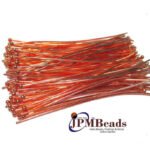50/Grams Pkg. Head Pins Essential Jewelry earring making Findings Raw Materials 70mm 22 Gauge Wire Copper