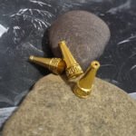 20pcs, 22x9mm Size Oxidized Antique tone bead caps for jewelry making