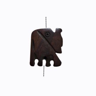 20pcs Bag/Pack Vinage Natural Bone Beads Pendant for Jewelry Making Natural Bone  Beads Elephant for jewelry making  Brown tea dyed Size approximately 25mm
