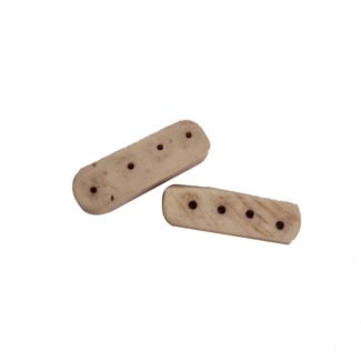 30pcs Bag/Pack Vinage Natural Bone Beads Pendant for Jewelry Making 4 Hole Spacer Bone Beads Size approximately 9x30mm