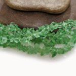Glass Chips Semi Preceious beads replica Sold Per line of 30~31 inches line