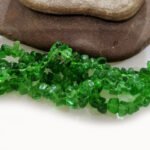 Glass Chips Semi Preceious beads replica Sold Per line of 30~31 inches line