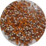 1000pcs Orange Chatons Acrylic Chatons Stone 2.5mm