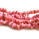 Semi-precious Chips Beads 230+ Beads 39 inches Gemstone name Rhodochrosite