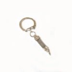 10pcs Key chain findings steel plated