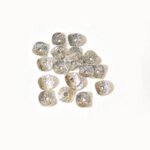 50pcs, silver antique,twisted disc metal beads for jewelry making, size approx 8mm