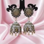 Designer Handmade Jhumka Earrings – Lightweight Indian Ethnic Jewelry
