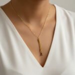 Elegant Minimalist Gold Chain Necklace for Women – Lightweight Everyday Pendant Jewelry