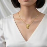Elegant Minimalist Gold Chain Necklace for Women – Lightweight Everyday Pendant Jewelry