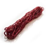 100 strand Bulk, Red Dyed Glass Seed Beads Size 8/0 – Uneven Shape Economy Seed Beads for Jewelry Making, Bead Embroidery & Craft Projects