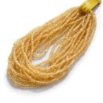 50 Strand, Yellow Glass Seed Beads Size 6/0 – Bright Yellow Seed Beads for Jewelry Making – 15 Inch Strands