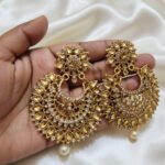 Oxidized  Multicolor Stone Traditional Jhumka Earrings | Boho Tribal Ethnic Earrings for Women