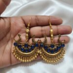 Oxidized  Multicolor Stone Traditional Jhumka Earrings | Boho Tribal Ethnic Earrings for Women