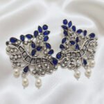 Oxidized  Multicolor Stone Traditional Jhumka Earrings | Boho Tribal Ethnic Earrings for Women