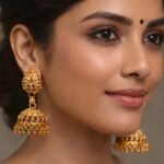 Oxidized Silver Multicolor Stone Jhumka Earrings – Traditional Indian Ethnic Drop Earrings