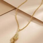 Elegant Minimalist Gold Chain Necklace for Women – Lightweight Everyday Pendant Jewelry