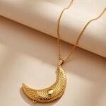 Elegant Minimalist Gold Chain Necklace for Women – Lightweight Everyday Pendant Jewelry