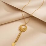 Elegant Minimalist Gold Chain Necklace for Women – Lightweight Everyday Pendant Jewelry