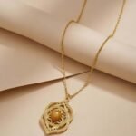 Elegant Minimalist Gold Chain Necklace for Women – Lightweight Everyday Pendant Jewelry