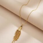 Elegant Minimalist Gold Chain Necklace for Women – Lightweight Everyday Pendant Jewelry