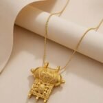 Elegant Minimalist Gold Chain Necklace for Women – Lightweight Everyday Pendant Jewelry