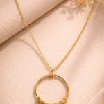 Elegant Minimalist Gold Chain Necklace for Women – Lightweight Everyday Pendant Jewelry