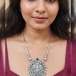 Oxidized Tribal Statement Necklace for Women | Boho Ethnic Indian Jewelry | Vintage Antique Silver Necklace