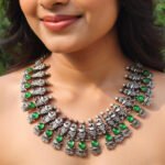 Oxidized Tribal Statement Necklace for Women | Boho Ethnic Indian Jewelry | Vintage Antique Silver Necklace