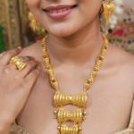 Shiny Gold Bridal Necklace for Women | Indian Jewelry | Gold  Necklace Set