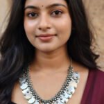 Oxidized Tribal Statement Necklace for Women | Boho Ethnic Indian Jewelry | Vintage Antique Silver Necklace