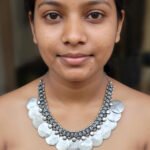 Oxidized Tribal Statement Necklace for Women | Boho Ethnic Indian Jewelry | Vintage Antique Silver Necklace