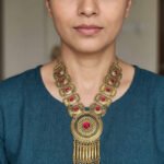 Oxidized Tribal Statement Necklace for Women | Boho Ethnic Indian Jewelry | Vintage Antique Gold Necklace