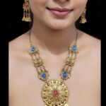 Oxidized Tribal Statement Necklace for Women | Boho Ethnic Indian Jewelry | Vintage Antique Gold Necklace