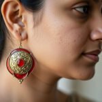 Boho Ethnic Statement Earrings for Women | Oxidized Tribal Dangle Earrings | Handmade Fashion Jewelry