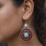 Boho Ethnic Statement Earrings for Women | Oxidized Tribal Dangle Earrings | Handmade Fashion Jewelry