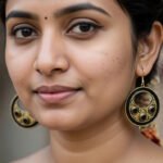 Boho Ethnic Statement Earrings for Women | Oxidized Tribal Dangle Earrings | Handmade Fashion Jewelry