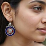 Boho Ethnic Statement Earrings for Women | Oxidized Tribal Dangle Earrings | Handmade Fashion Jewelry