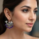 Boho Ethnic Statement Earrings for Women | Oxidized Tribal Dangle Earrings | Handmade Fashion Jewelry