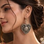 Boho Ethnic Statement Earrings for Women | Oxidized Tribal Dangle Earrings | Handmade Fashion Jewelry