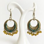 Boho Ethnic Statement Earrings for Women | Oxidized Tribal Dangle Earrings | Handmade Fashion Jewelry