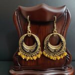 Boho Ethnic Statement Earrings for Women | Oxidized Tribal Dangle Earrings | Handmade Fashion Jewelry