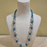 Handcrafted Natural  Bead Tribal Necklace – Boho Ethnic Statement Jewelry