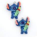 4pcs pcs Acrylic Cute Cartoon Charms Pendant for Jewelry Making DIY Earrings Necklace Bracelet, Key Ring Size Approx 25x28mm